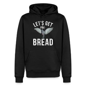Lustig Taubenzüchter & Tauben Flüsterer Brieftaube - Männer Premium Bio Hoodie - Schwarz - Vorne - Nico (187cm)