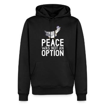 Drôle de pigeon Fancier & Pigeons Whisperer Pigeon voyageur - Sweat à capuche Premium bio Homme - noir - Devant - Nico (187cm)