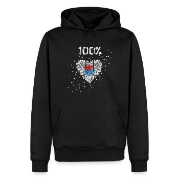 Corée du Sud Corée du Sud Corée du Sud Corée du Sud - Sweat à capuche Premium bio Homme - noir - Devant - Nico (187cm)