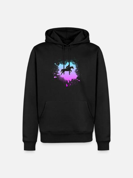 Equitation - Men’s Premium Organic Hoodie - black