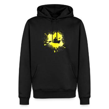 Kanusport - Männer Premium Bio Hoodie - Schwarz - Vorne - Nico (187cm)