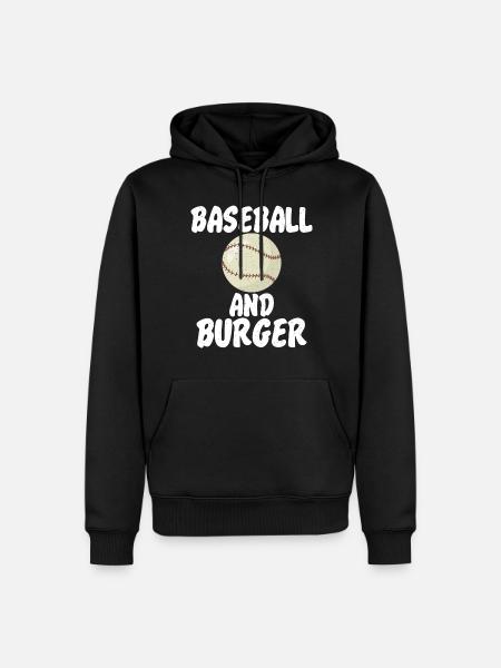 Burger Lover Gift - Men’s Premium Organic Hoodie - black
