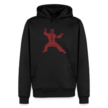 Kampfsport - Männer Premium Bio Hoodie - Schwarz - Vorne - Nico (187cm)