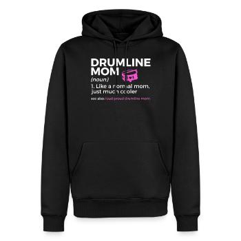 Drumline Trommeln Geschenk - Männer Premium Bio Hoodie - Schwarz - Vorne - Nico (187cm)