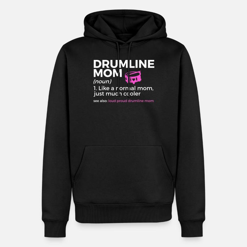 Drumline Drum Cadeau - Sweat à capuche Premium bio Homme - noir