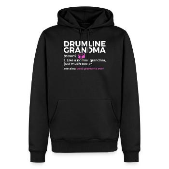 Drumline Trommeln Geschenk - Männer Premium Bio Hoodie - Schwarz - Vorne - Nico (187cm)