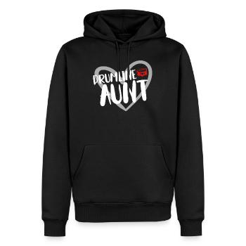 Drumline Drum Gift - Men’s Premium Organic Hoodie - black - Front - Nico (187cm)