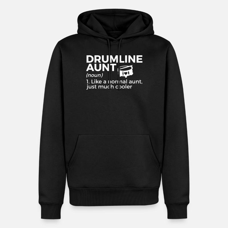 Drumline Drum Cadeau - Sweat à capuche Premium bio Homme - noir