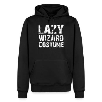 Ren Fair Renaissance Festival - Lazy Medieval Wiza - Männer Premium Bio Hoodie - Schwarz - Vorne - Nico (187cm)