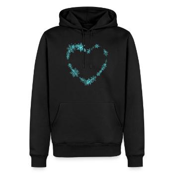 Joyeux Noël Drôle de Chemise de Noël - Sweat à capuche Premium bio Homme - noir - Devant - Nico (187cm)