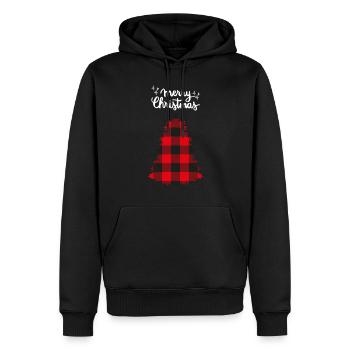 Joyeux Noël Drôle de Chemise de Noël - Sweat à capuche Premium bio Homme - noir - Devant - Nico (187cm)