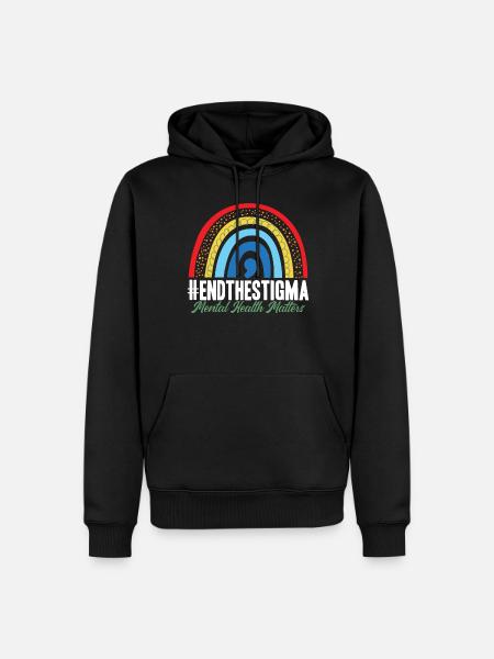 End The Stigma - Men’s Premium Organic Hoodie - black