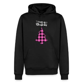 Joyeux Noël Drôle de Chemise de Noël - Sweat à capuche Premium bio Homme - noir - Devant - Nico (187cm)