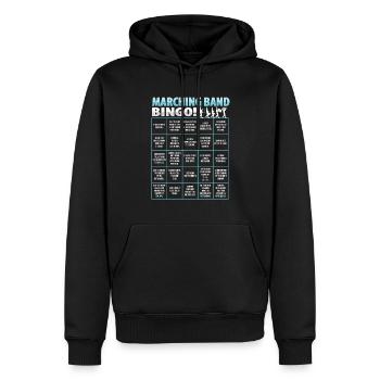 Bingo de fanfare pour un Tambour Major - Sweat à capuche Premium bio Homme - noir - Devant - Nico (187cm)