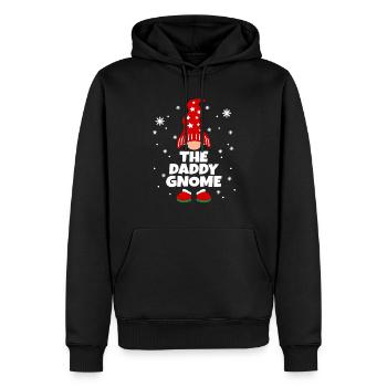 Drôle de drôle de pyjama de famille Gnome - Sweat à capuche Premium bio Homme - noir - Devant - Nico (187cm)