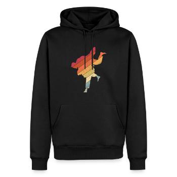 Japanischer Kampfsport Judo - Männer Premium Bio Hoodie - Schwarz - Vorne - Nico (187cm)