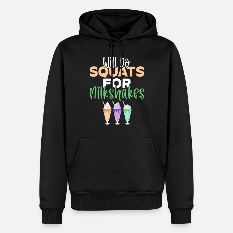 J’adore Milkshakes Milkshake Gift - Sweat à capuche Premium bio Homme - noir