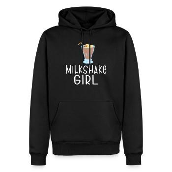 J’adore Milkshakes Milkshake Gift - Sweat à capuche Premium bio Homme - noir - Devant - Nico (187cm)