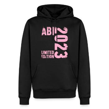 Abitur Gymnasium Women and Men Abi 2023 - Men’s Premium Organic Hoodie - black - Front - Nico (187cm)