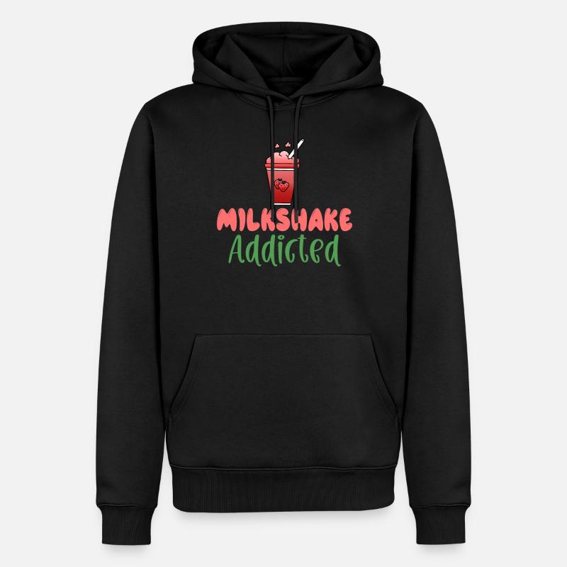 J’adore Milkshakes Milkshake Gift - Sweat à capuche Premium bio Homme - noir