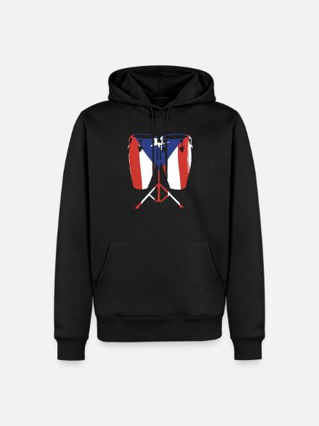 Konga musician - Men’s Premium Organic Hoodie - black