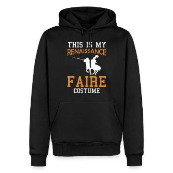 Ren Fair Saying Slogan This Is My Renaissance Fair - Männer Premium Bio Hoodie - Schwarz - Vorne - Nico (187cm)