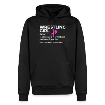 Wrestling - Männer Premium Bio Hoodie - Schwarz - Vorne - Nico (187cm)