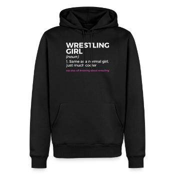Wrestling - Männer Premium Bio Hoodie - Schwarz - Vorne - Nico (187cm)