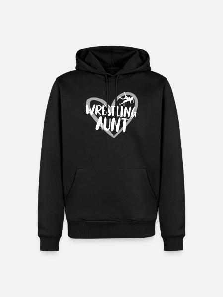 Lutte - Sweat à capuche Premium bio Homme - noir