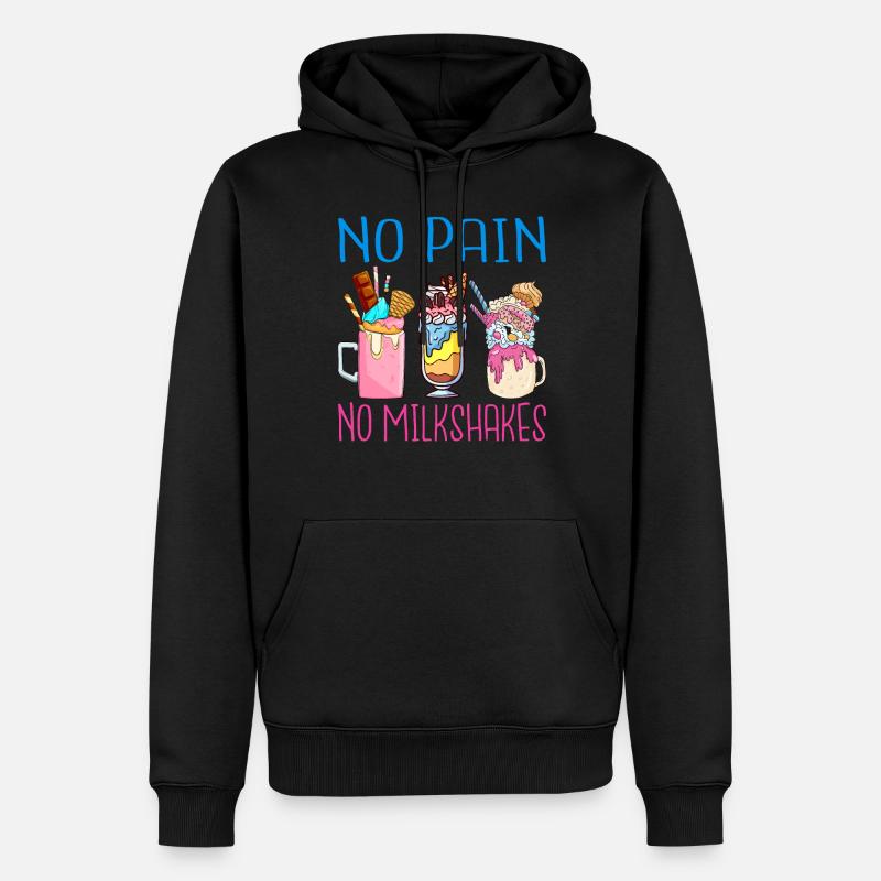 J’adore Milkshakes Milkshake Gift - Sweat à capuche Premium bio Homme - noir