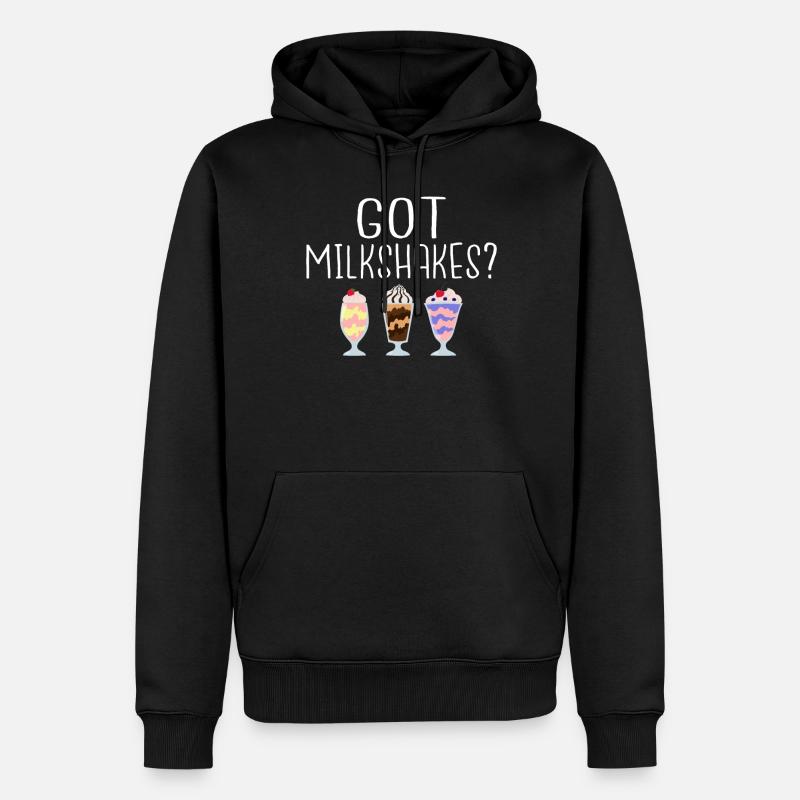 J’adore Milkshakes Milkshake Gift - Sweat à capuche Premium bio Homme - noir