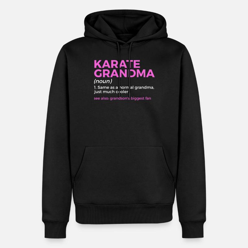 Karate - Männer Premium Bio Hoodie - Schwarz