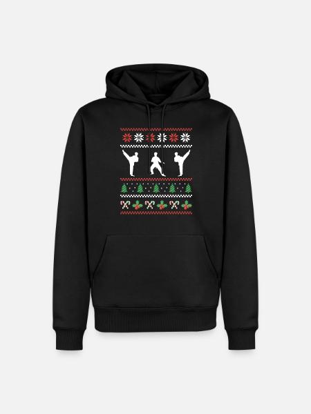 Karate - Männer Premium Bio Hoodie - Schwarz