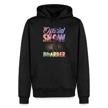 Official Snowboarder - Männer Premium Bio Hoodie - Schwarz - Vorne - Nico (187cm)