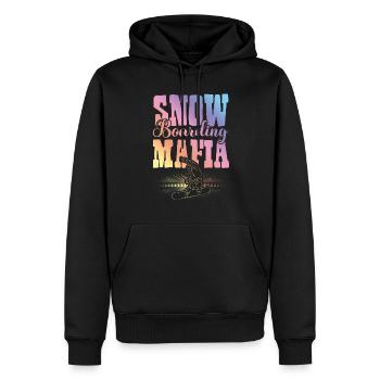 Snowboarding Mafia - Männer Premium Bio Hoodie - Schwarz - Vorne - Nico (187cm)