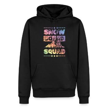 Snowboard Squad - Männer Premium Bio Hoodie - Schwarz - Vorne - Nico (187cm)