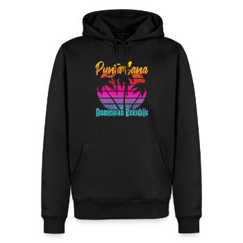 Punta Cana Dominican Republic - Männer Premium Bio Hoodie - Schwarz - Vorne - Nico (187cm)