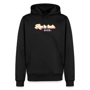 Realschule bestanden Realschulabschluss 2023 - Männer Premium Bio Hoodie - Schwarz - Vorne - Nico (187cm)
