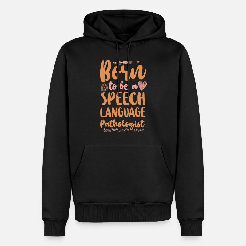 Speech Therapist Therapy Assistant - Männer Premium Bio Hoodie - Schwarz