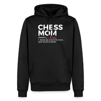 Schach Spieler - Männer Premium Bio Hoodie - Schwarz - Vorne - Nico (187cm)