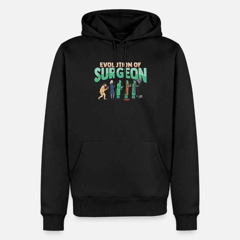 Développement du chirurgien - Sweat à capuche Premium bio Homme - noir