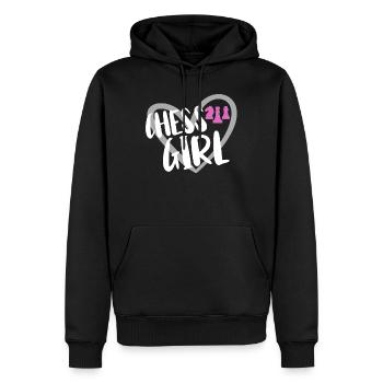 Schach Spieler - Männer Premium Bio Hoodie - Schwarz - Vorne - Nico (187cm)
