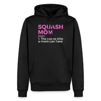Squash Spieler - Männer Premium Bio Hoodie - Schwarz - Vorne - Nico (187cm)