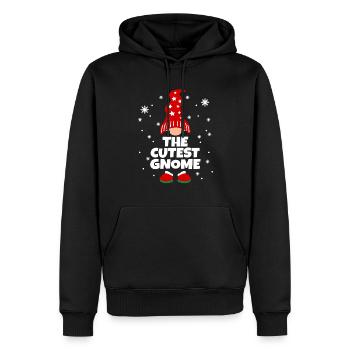 Assortiment de pyjamas de famille Gnome le plus mignon - Sweat à capuche Premium bio Homme - noir - Devant - Nico (187cm)