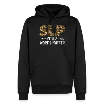 Speech Therapist Therapy Assistant - Männer Premium Bio Hoodie - Schwarz - Vorne - Nico (187cm)