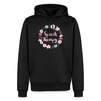 Speech Therapist Therapy Assistant - Männer Premium Bio Hoodie - Schwarz - Vorne - Nico (187cm)