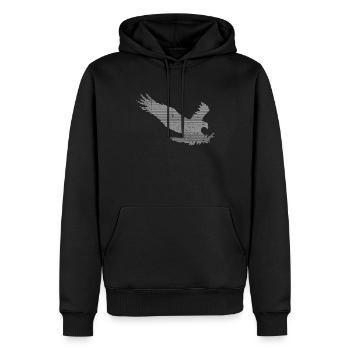 Aigle - Sweat à capuche Premium bio Homme - noir - Devant - Nico (187cm)