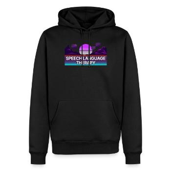 Speech Therapist Therapy Assistant - Männer Premium Bio Hoodie - Schwarz - Vorne - Nico (187cm)