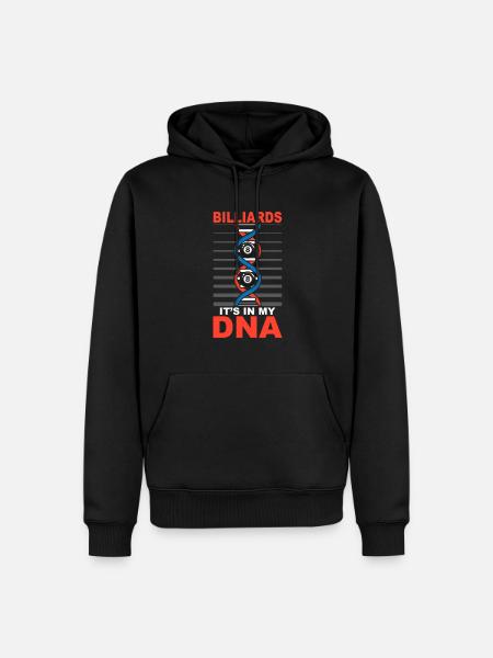Billiards Its in my DNA - Men’s Premium Organic Hoodie - black