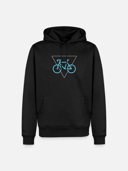 Bicyclette - Sweat à capuche Premium bio Homme - noir